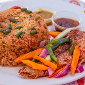Grilled/Fried Fish (With Banku or Rice)