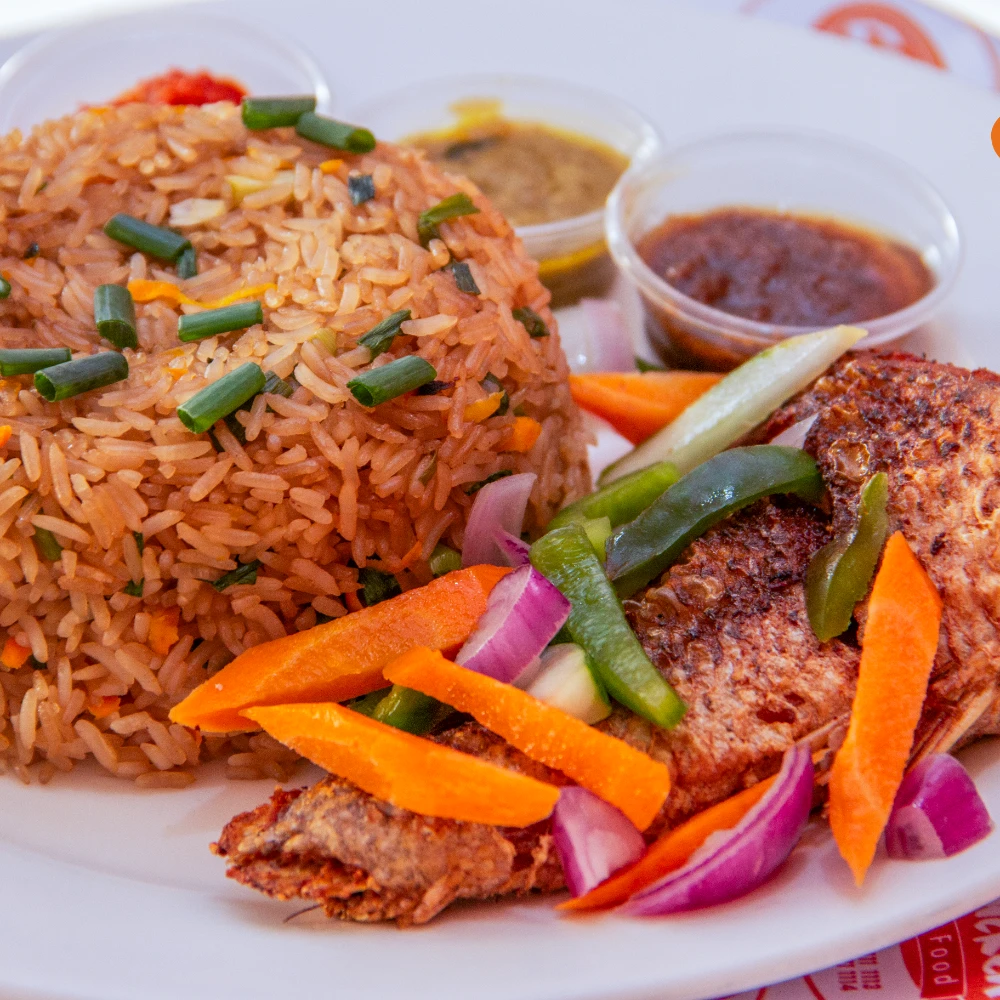 Grilled/Fried Fish (With Banku or Rice)